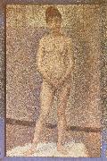 Georges Seurat A standing position of the Obverse Spain oil painting artist